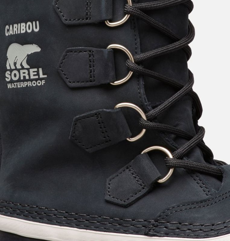 Sorel Caribou® Low - Womens Snow Boots Black - 935487PXC